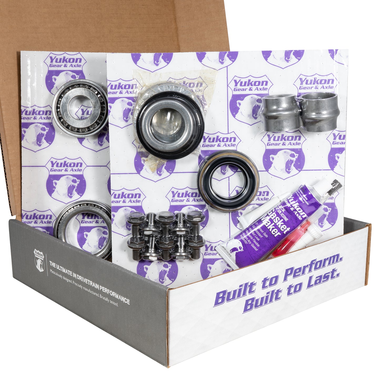 Ring & Pinion Gear Kit Package Front & Rear With Install Kits - Toyota 8.4/8 Inch IFS Toyota 05-15 Tacoma (8.4/8 Inch ifs) 4.88 Ratio Gear Package (Fits 3.91 & Up Front Case) Yukon Gear