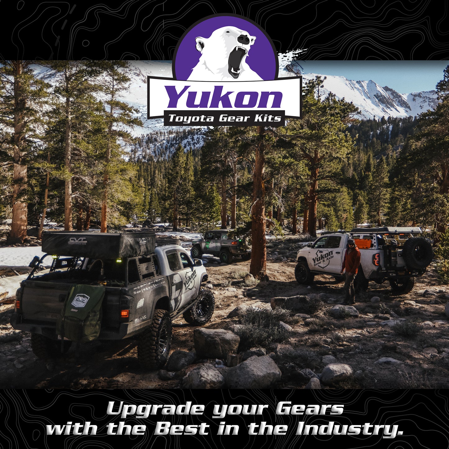 Ring & Pinion Gear Kit Package Front & Rear With Install Kits - Toyota 8 Inch /8 Inch IFS Toyota 05-15 Tacoma 07-09 Fj W/ Locker (8 Inch /8 Inch ) 4.88 Ratio Gear Package (Fits 3.91& Up Front Case) Yukon Gear