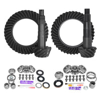 Ring & Pinion Gear Kit Package Front & Rear With Install Kits - Toyota 8.2/8 Inch IFS Toyota 2010& Up 4RUNNER/ Fj Cruiser W/O Locker (8.2/8 Inch ) 4.56 Gear Package (For 3.73& Dwn Front Case) Yukon Gear