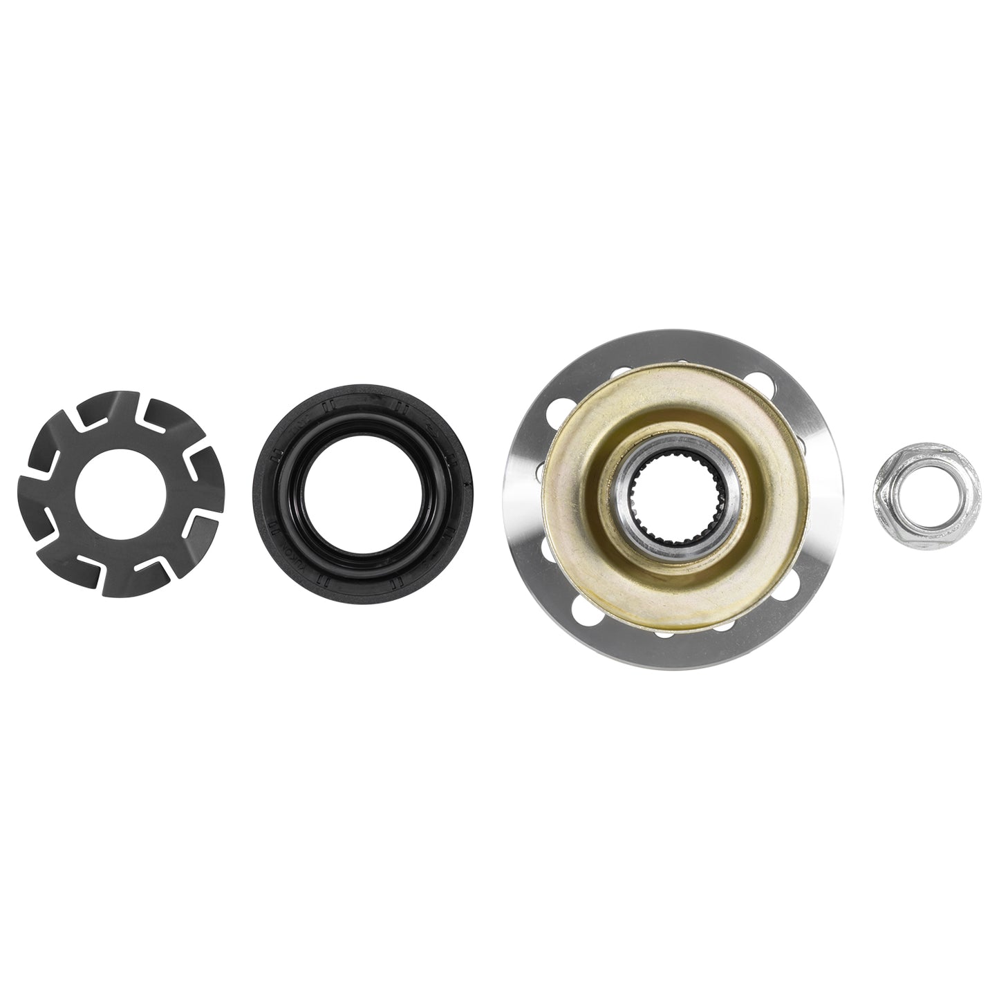 Ring & Pinion Gear Kit Package Front & Rear With Install Kits - Toyota 9.5/8R Toyota Land Cruiser 1991-97 Without Factory Locker (9.5/8R) 5.29 Ratio Gear Package Yukon Gear