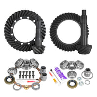 Ring & Pinion Gear Kit Package Front & Rear With Install Kits - Toyota 9.5/8R Toyota Land Cruiser 1991-97 Without Factory Locker (9.5/8R) 5.29 Ratio Gear Package Yukon Gear