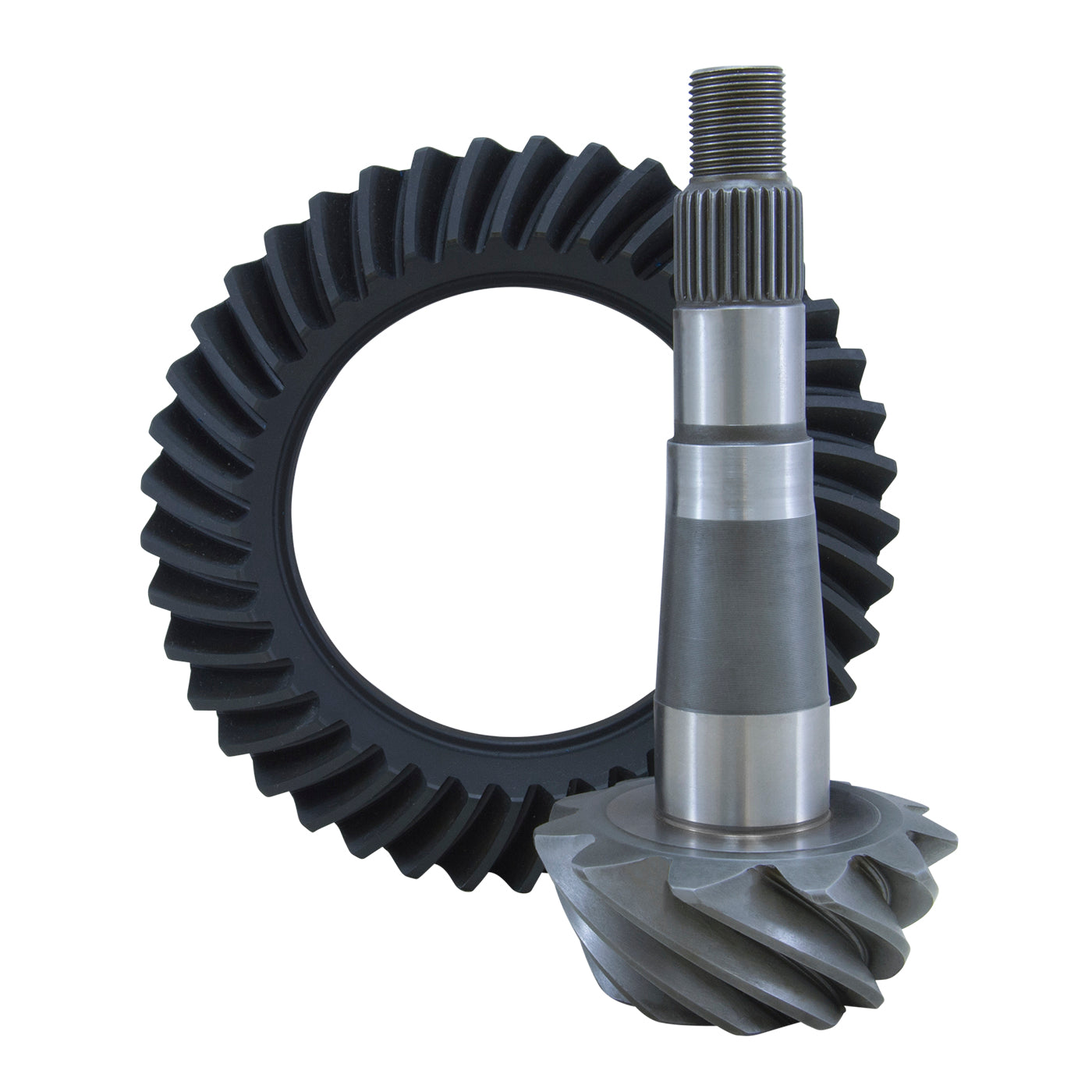 High Performance Ring & Pinion Gear Set For Chrylser 8.25 Inch In A 4.11 Ratio 8.25 Chy 4.10 R&P (Grnd 1 Th To Clear Pin) Works W/ SAE Or Metric R/G Bolts Yukon Gear