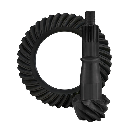 High Performance Ring & Pinion Set GM 9.5 Inch 2014 & Up 4.56 Ratio 9.5 Inch GM 12 Bolt 4.56 R&P 2014 & Up( 3.42 & Up Case) Metric Pinion Threads Yukon Gear Yukon Gear and Axle
