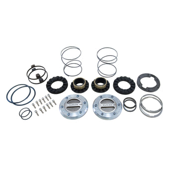 compare product Hardcore Locking Hub Set For 1994-1999 Dodge Dana 60 With Spin Free Kit D60 35 Spline Hardcore Locking Hub Set Dodge '94-99 W/ Spin Free Yukon Gear