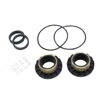 compare product Hardcore Locking Hub 35-Spline Driver D60 Driver Assembly 35 Spline Upgrade Locking Hub Set '75-93 Dodge '77-91 GM '78-97 Ford Yukon Gear
