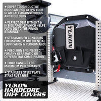 Hardcore Diff Covers For 11.5 & 11.8 GM Dodge RAM Differentials 11.5 Inch & 11.8 Inch AAM Nodular Iron Differential Cover GM Dodge RAM Applications Yukon Gear