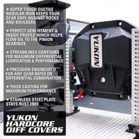 Hardcore Nodular Iron Cover For Chrylser 9.25 Rear Differential 9.25 Inch Chrylser Rear Nodular Iron Differential Cover Yukon Gear
