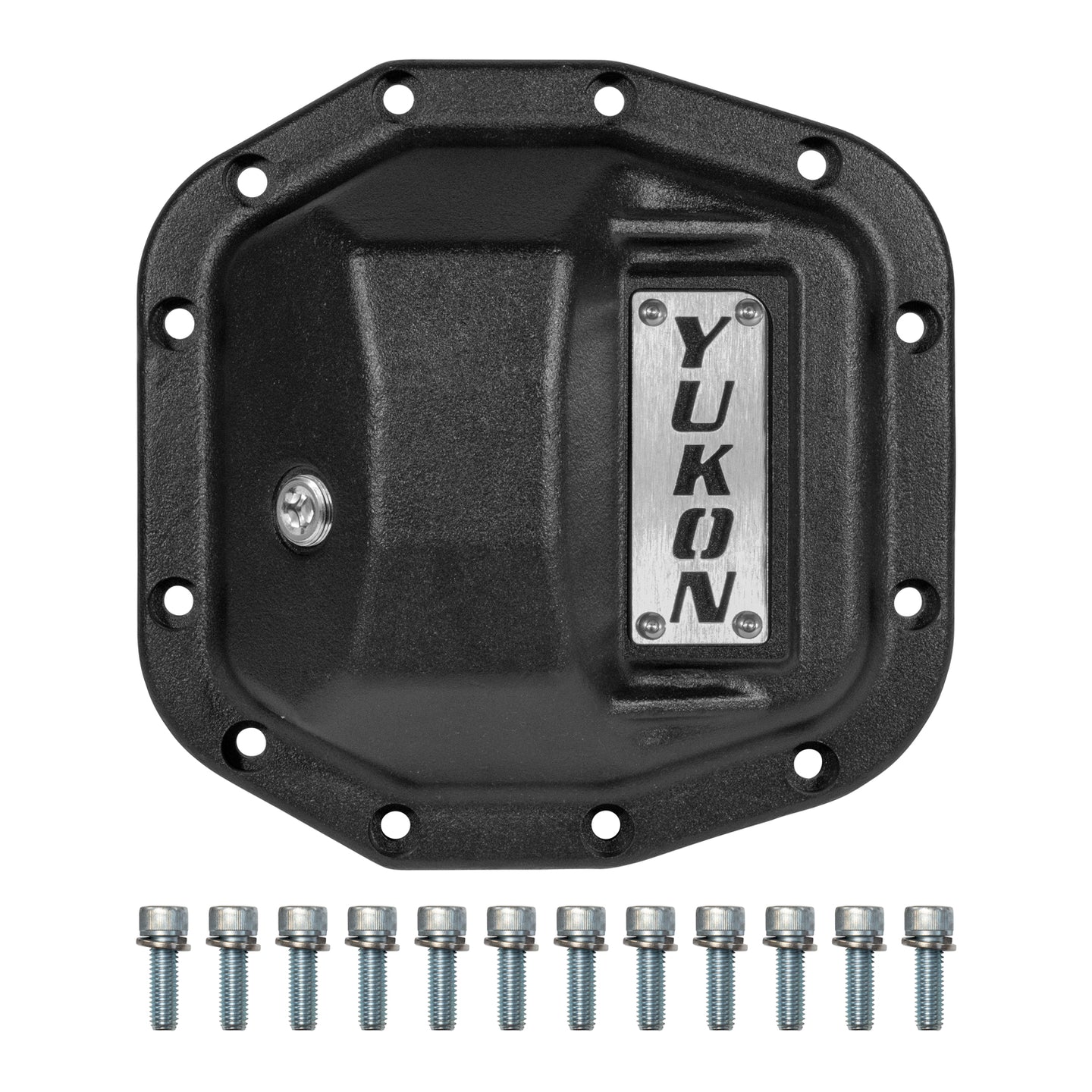 Hardcore Nodular Iron Cover For Jeep Wrangler JL Dana 30 JL D30 (M186) Nodular Iron Differential Cover 12 Bolt Yukon Gear Yukon Gear and Axle