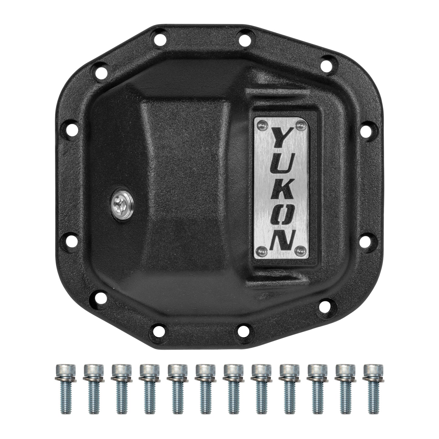 Hardcore Nodular Iron Cover For Jeep Wrangler JL Dana 30 JL D30 (M186) Nodular Iron Differential Cover 12 Bolt Yukon Gear Yukon Gear and Axle