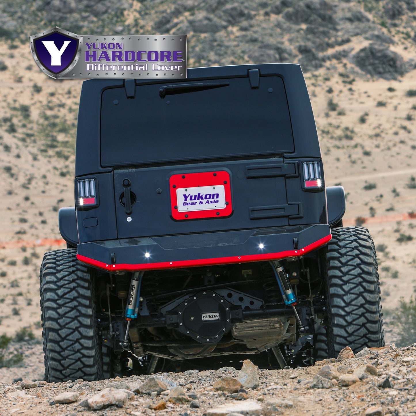 Hardcore Front Nodular Iron Cover For Jeep Wrangler JL Dana 44 Front JL D44 Front (M210) Nodular Iron Cover Yukon Gear
