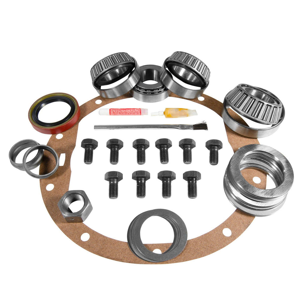 Master Overhaul Kit For GM 8.5 Inch Differential With Aftermarket Positraction 8.5 Inch GM Rear Master Kit W/Aftermarket Ag-Pro Ydg Xhd-Std Eat Or Det (Incl Supr Shms) Yukon Gear Yukon Gear and Axle