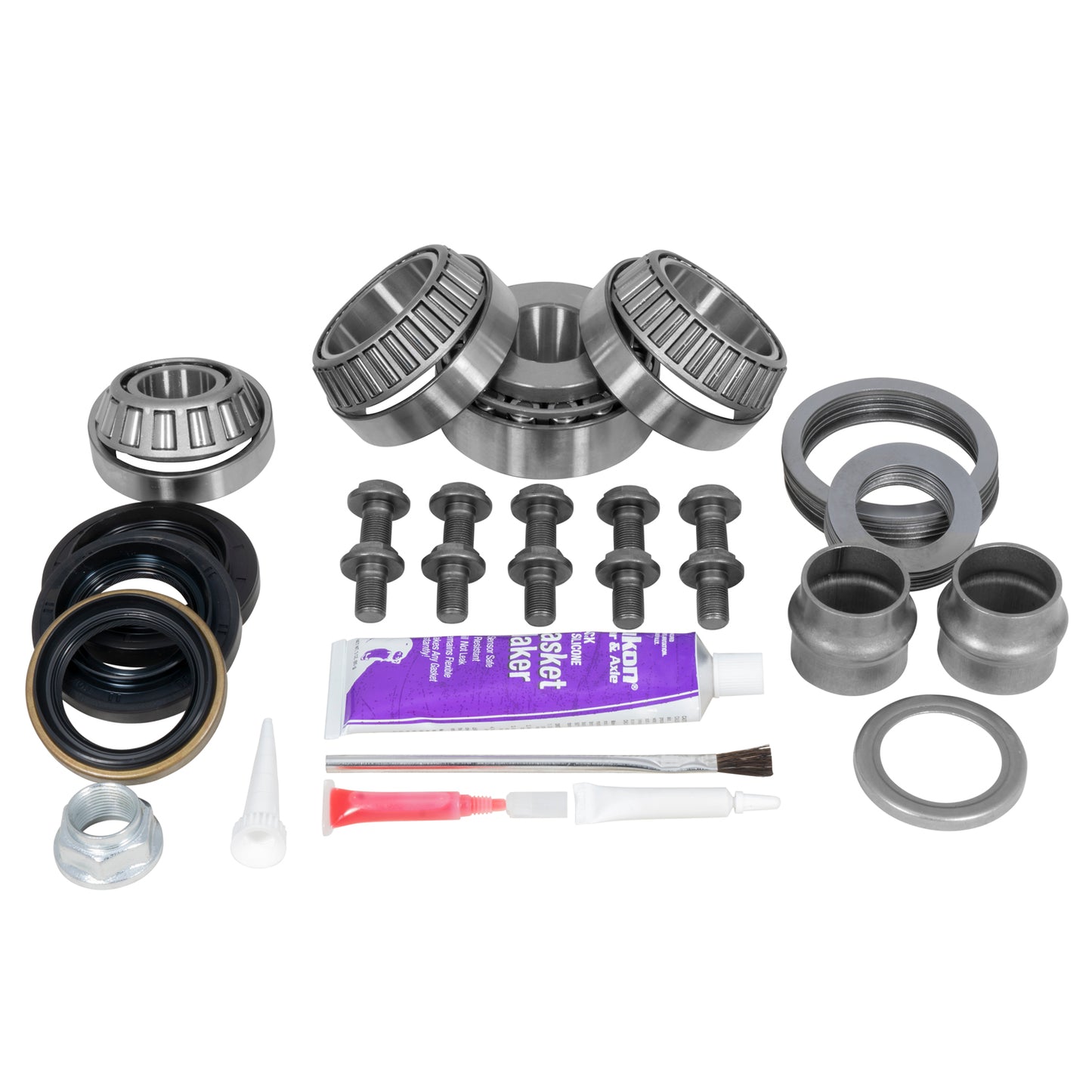 Master Overhaul Kit For Toyota 8 Front Differential 8 Inch IFS Clamshell '07 Up Fj & '05 Up Tacoma T100 Front Master Overhaul Kit Yukon Gear