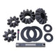 10 Bolt Open Spider Gear Set For '00-'06 8.6 Inch GM With 30 Spline Axles 8.6 Inch GM '00-'06 30 Spline Fits Casting# 1073& 7875 Cse W/1 Large Wndw&1 Sml Window(2.8 Inside Case Width F Yukon Gear