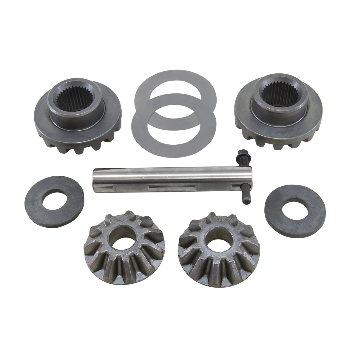 Standard Open Spider Gear Kit For 2007-2010 GM 9.25 Inch IFS Spider Gear Set For GM 9.25 Inch IFS Front Differential 2007+ GM 9.25IFS Clamshell Std Open Spider Gear Set Yukon Gear Yukon Gear and Axle