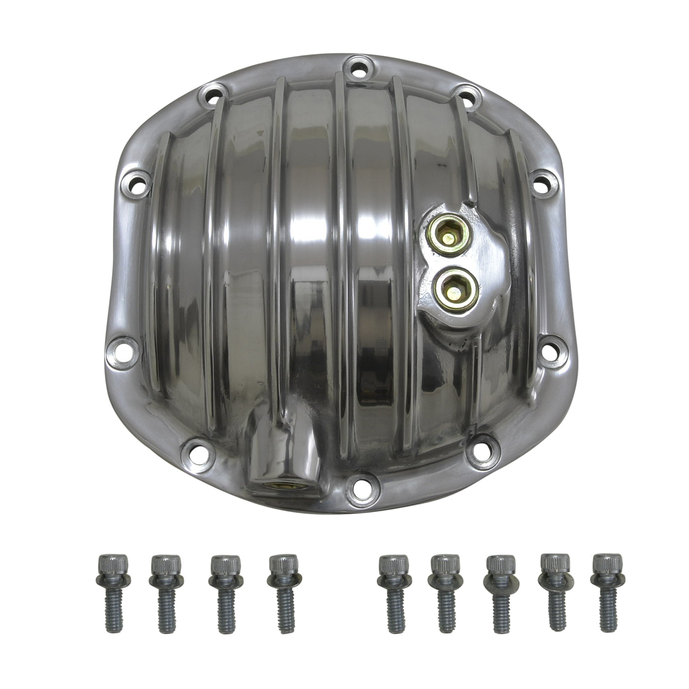Polished Aluminum Replacement Cover For Dana 30 Standard Rotation D30 Polished Aluminum Cover(Std Rotation Only Not Rev) Yukon Gear