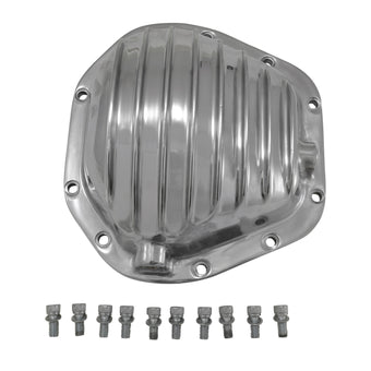 compare product Polished Aluminum Replacement Cover For Dana 60 D60 Std Rotation (Not Rev Rotation) Polished Aluminum Cover Yukon Gear