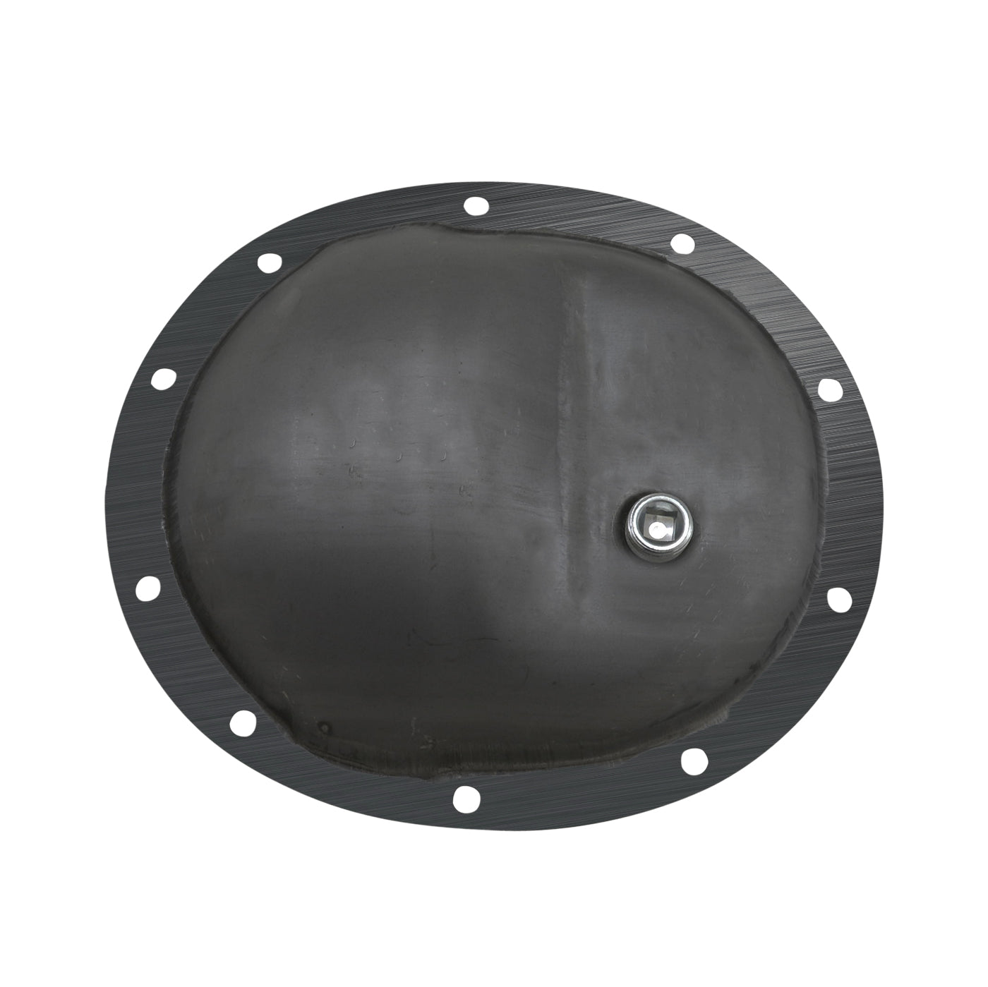 Steel Cover For Amc Model 35 W/ Metal Fill Plug M35 Rear Differential Cover With Threaded Metal Fill Plug Yukon Gear Yukon Gear and Axle