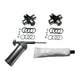 Chromoly Super Joint Kit (Pair) For Dana 30 Dana 44 & GM 8.5 Inch Front Diffs (2) D44 760X 4340 Chrome-Moly Super-Joint Kit 297X Yukon Gear