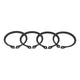 Full Circle Snap Rings Dana 30/44/GM 8.5 Inch 297X U-Joint W/Aftermarket Axle (4) Full Circle Snap Rings Fits 760X U-Joint W/Aftmkt Axle 297X Yukon Gear