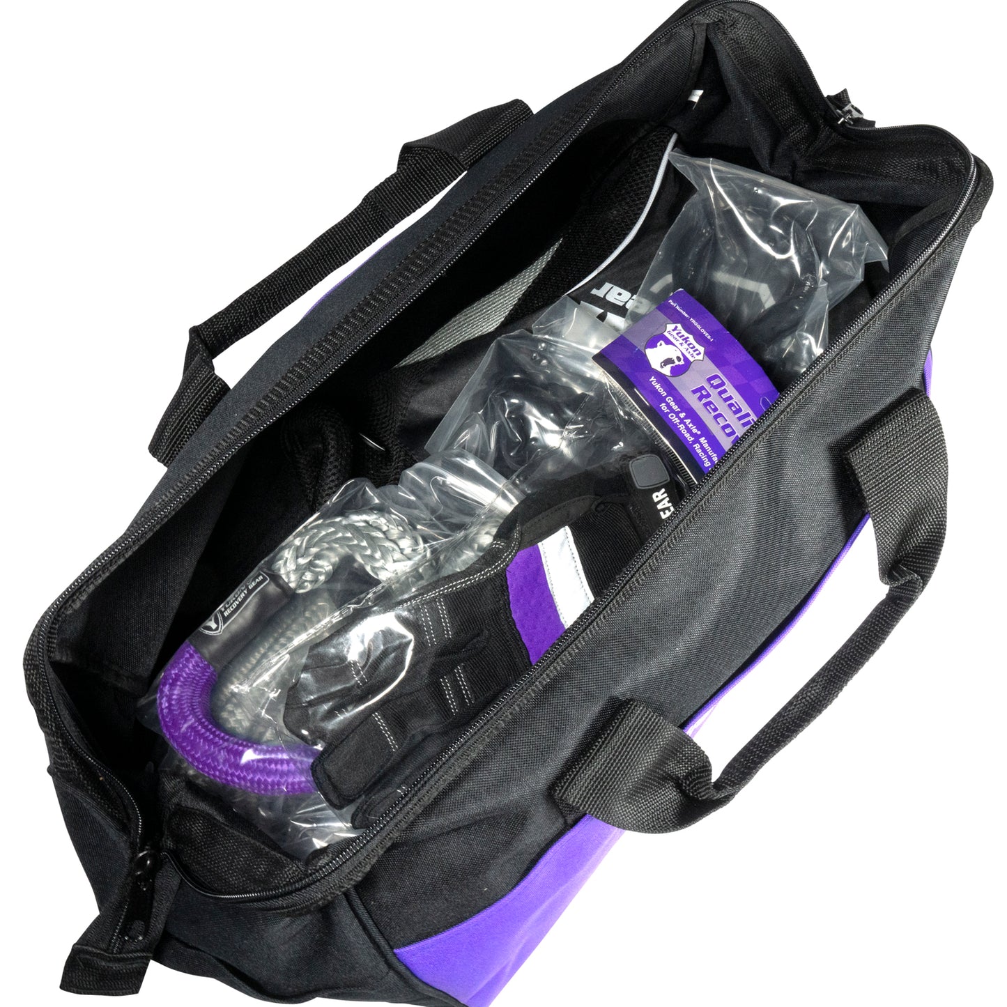 Recovery Gear Kit With 7/8 30-Foot Long Kinetic Rope Shackles & More Recovery Gear Kit W/ 7/8 Inch Rope Yukon Gear