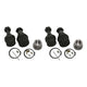 Ball Joint Kit For Dana 50/60 Front Differential Both Sides W/Bushing HD Ball Joint Kit W/ Alignment Bushing D50 D60 Ford Dodge (2) Upper & (2) Lower Yukon Gear Yukon Gear and Axle