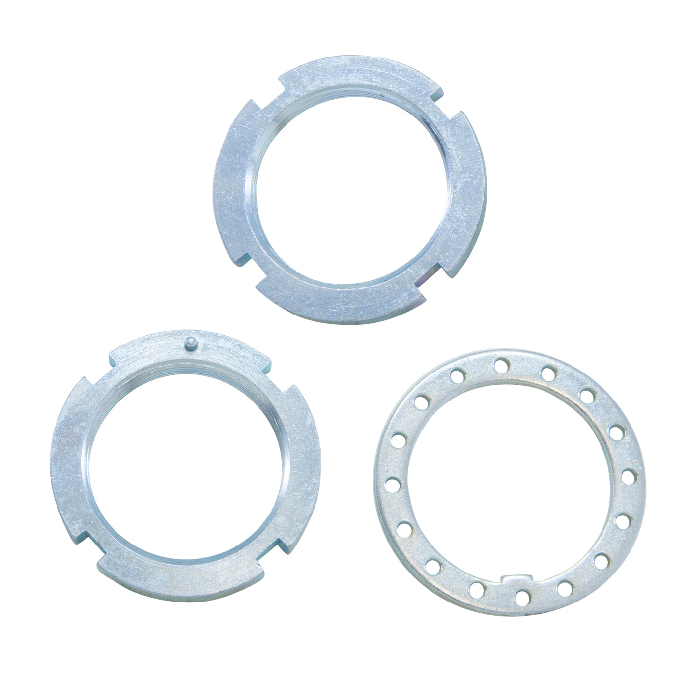 Spindle Nut Kit For Dana 30 Dana 44 & GM 8.5 Inch . Not Cj Or Scout. D30 D44 & 8.5 Inch Front Spindl Nut Kit Includes Washer(Not Cj Or Scout) Replaces 28068X Yukon Gear