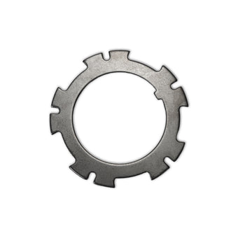 compare product Spindle Nut Retainer For Dana 60 & 70 1.830 Inch I.D. 10 Outer Tabs. 1.830 Inch Id Flat Retainer D60& D70 10 Outer Tabs Spindle Replaces 30637 Yukon Gear