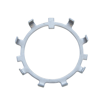 compare product Spindle Nut Retainer 2.030 Inch I.D. 8 Bent Over Tabs. 2.030 Inch Id Bent Tab Retainer 8 Bent Over Tabs D50/ D60 Replaces 33733 Yukon Gear