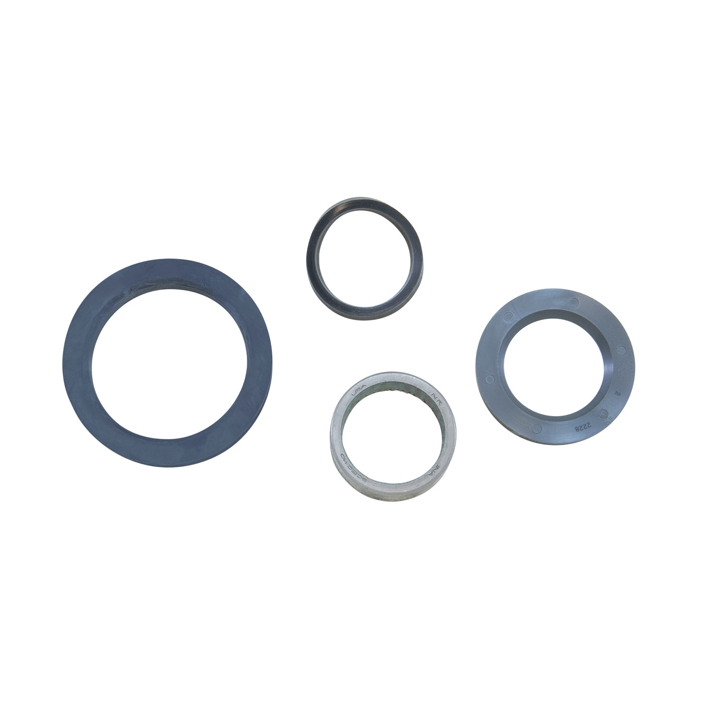 Spindle Bearing & Seal Kit For Dana 30 Dana 44 & GM 8.5 D30 D44 & 8.5 Inch Spindle Bearing Kit W/ Seals + Washer Front Replaces 706527X Yukon Gear
