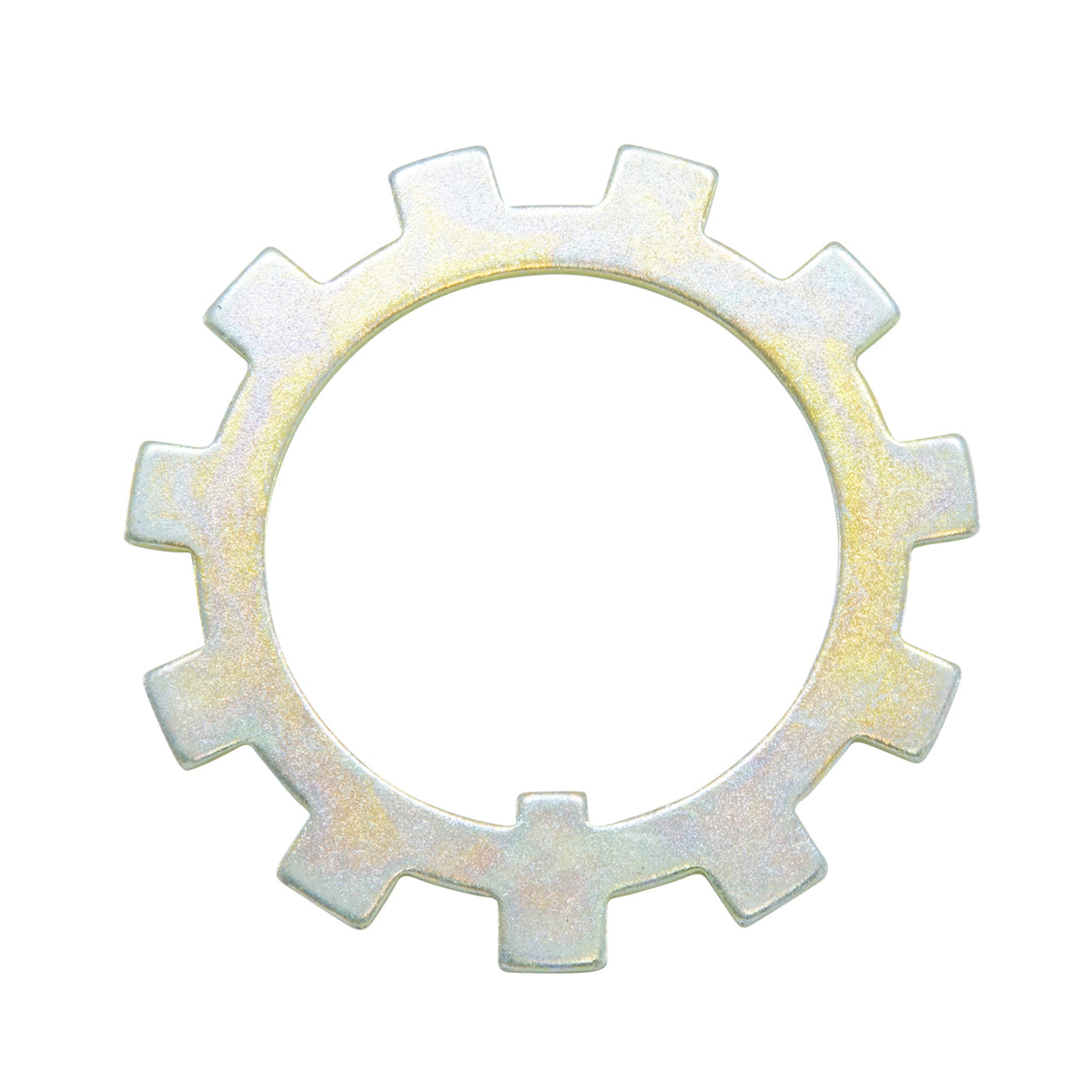 Spindle Nut Retainer Washer For Dana 60 & 70 2.020 Inch O.D. 11 Outer Tabs 2.020 Inch Id Nut Retainer Washer Ff Rear 11 Outer Tabs Yukon Gear Yukon Gear and Axle