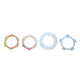 Spindle Nut Kit For Toyota Front Toyota Front Spindle Nut'S + Wshr'S Kit (4 Pieces) Yukon Gear
