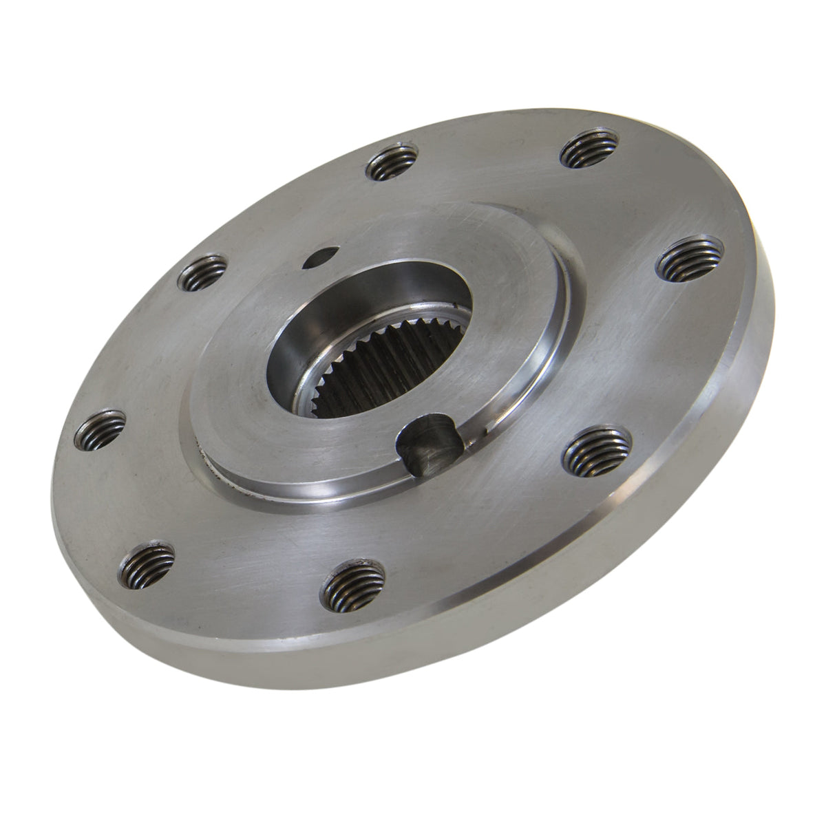 Flange Yoke For Ford 10.25 Inch And 10.5 Inch With Long Spline Pinion 10.5 Inch Ford Round Pinion Flange 31  Spline '05-'07 Superduty 8 X 4.75 Inch Bolt Pattern Yukon Gear Yukon Gear and Axle
