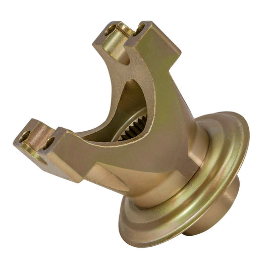 Short Yoke For Ford 9 Inch With 28 Spline Pinion And A 1310 U/Joint Size 9 Inch 1310 28 Spline Pinion Yoke Short Truck Or Pass 4 Inch Length (U-Bolt) Yukon Gear Yukon Gear and Axle
