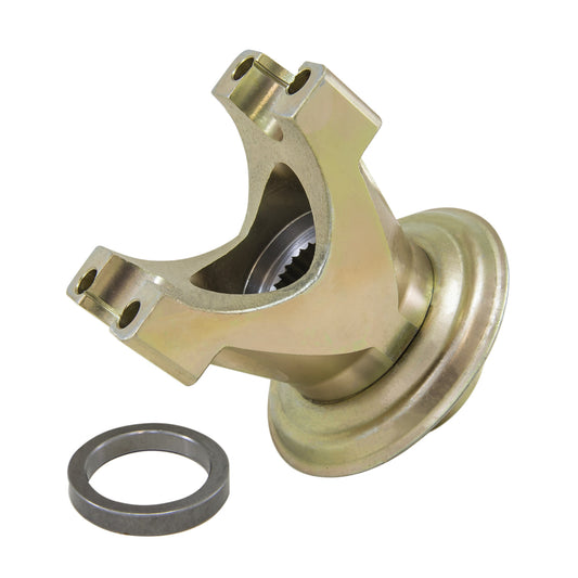 Yoke (Short For Daytona Support) Ford 9 Inch 28 Spline 1310 U-Joint 9 Inch 1310 28 Spline Pinion Yoke Short For Daytona Support 4 Inch Length (U-Bolt) Yukon Gear Yukon Gear and Axle