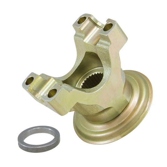Forged Yoke For Ford 9 Inch With 28 Spline Pinion And A 1350 U/Joint Size 9 Inch 1350 28 Spline Forged Pinion Yoke Fits Daytona+ Non Daytona Pin Support Yukon Gear Yukon Gear and Axle