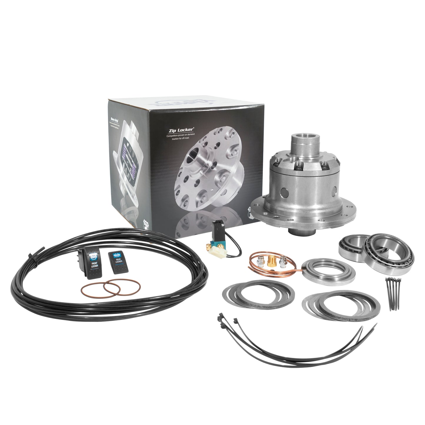 Zip Locker For Dana 44 With 30 Spline Axles 3.92 & Up D44 3.92 & Up 30 Spline Zip Locker Yukon Gear
