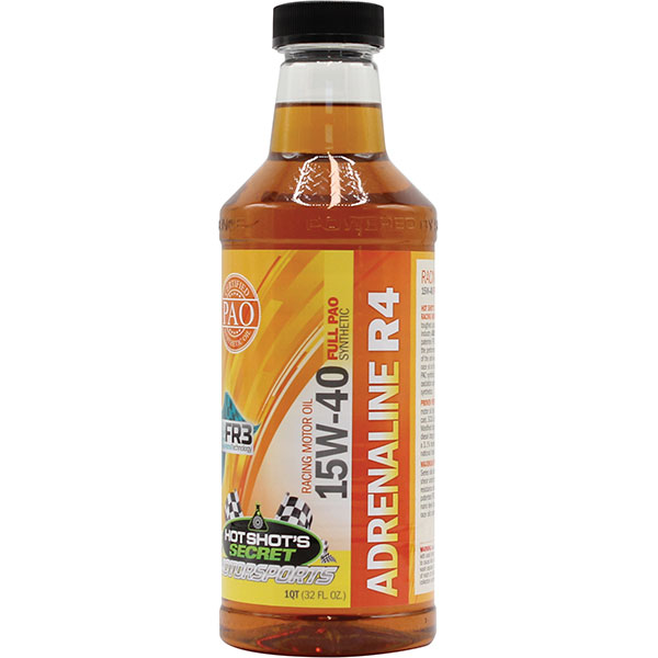 Hot Shot's Secret ADRENALINE R-Series Racing Oil - TAMELESS PERFORMANCE