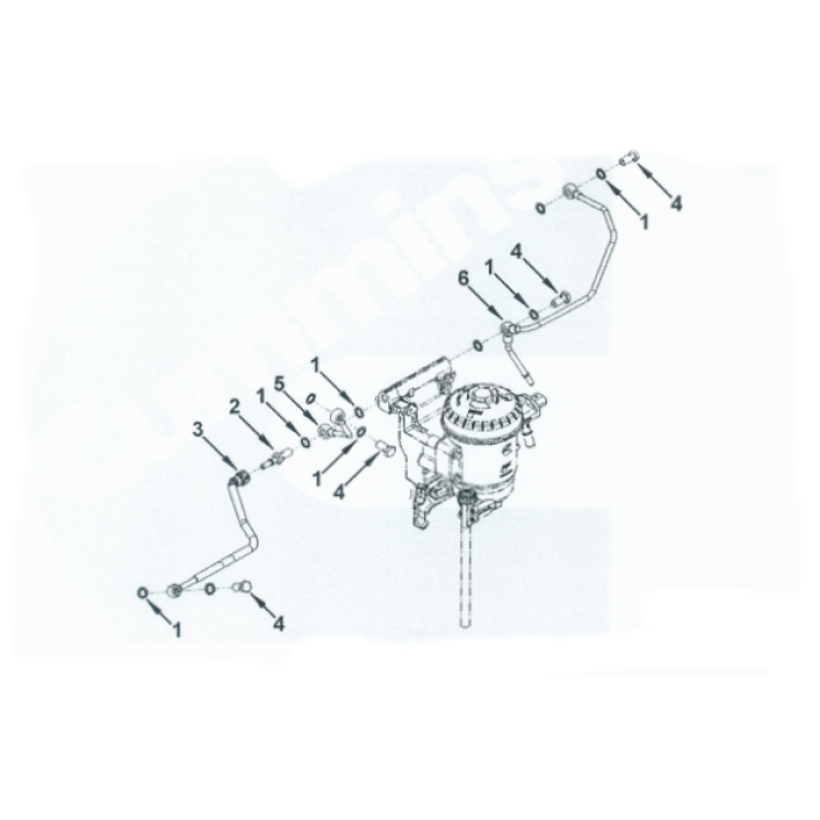 10-18 6.7L Cummins Injector Fuel Return Line mopar