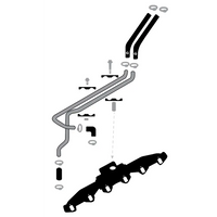 Fleece Performance FPE-CUMM-SSHCL-12V Replacement Heater Core Line Kit for 12-Valve Cummins Fleece Performance