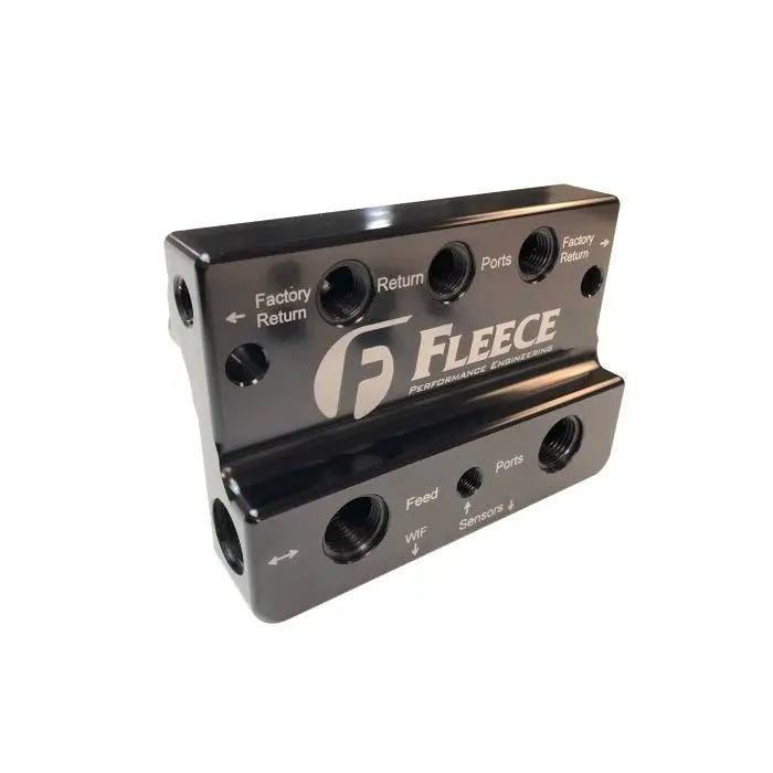 Fleece Performance FPE-FFD-RF-4G Fuel Distribution Block for 2010-2018 4th Gen Dodge Cummins Fleece Performance