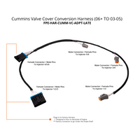 Cummins Valve Cover Conversion Harness (2006+ to 03-05) - TAMELESS PERFORMANCE