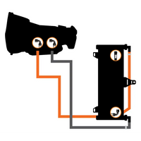 Fleece Performance FPE-TC-CUMM-9402 Transmission Cooler and Line Kit for 1994-2002 Dodge Ram 2500/3500 Fleece Performance