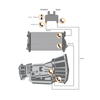 Fleece Performance FPE-TL-LBZ-LMM Allison Transmission Cooler Lines for 2006-2010 (LBZ-LMM) Fleece Performance