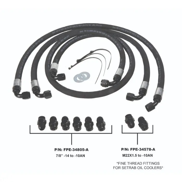 Fleece Performance FPE-TL-LBZ-LMM Allison Transmission Cooler Lines for 2006-2010 (LBZ-LMM) Fleece Performance