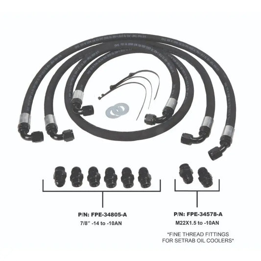 Fleece Performance FPE-TL-LBZ-LMM Allison Transmission Cooler Lines for 2006-2010 (LBZ-LMM)