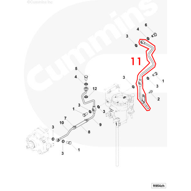 03-07 Dodge 5.9L Cummins Injector Fuel Return Line - TAMELESS PERFORMANCE