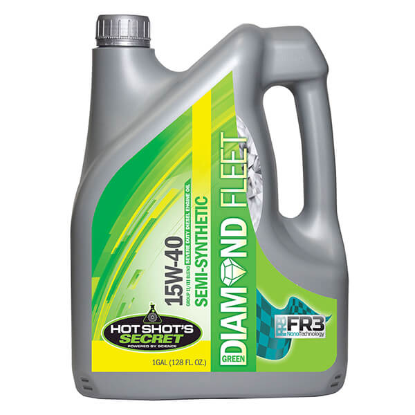 Hot Shot's Secret GREEN DIAMOND FLEET 15W-40 Semi-Synthetic Heavy Duty Diesel Engine Oil - TAMELESS PERFORMANCE