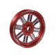 Fleece Performance FPE-34211-RED-SPK Spoke Design Cummins Dual Pump Pulley (Red) Fleece Performance