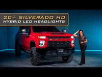 Morimoto Chevrolet Silverado HD (20-24): XB Hybrid LED Headlights Plug-N-Play Bi-LED Housings