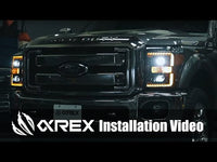 Morimoto Ford Super Duty (11-16): AlphaRex Luxx Headlights ED Projector Headlights